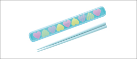箸箱セット18cm (ブルー)